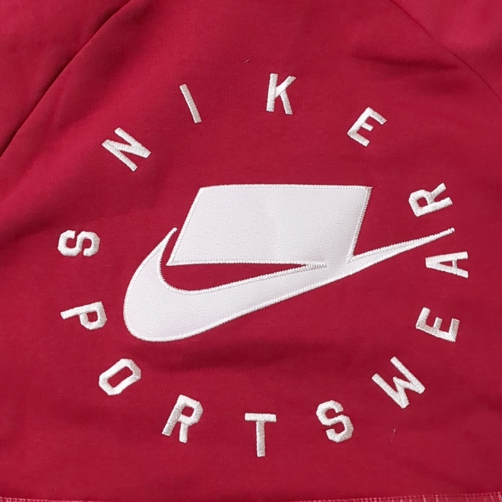 Nike Womens NSW Fleece Quilted Fleece Pull Over Hoodie - Picture 9 of 9